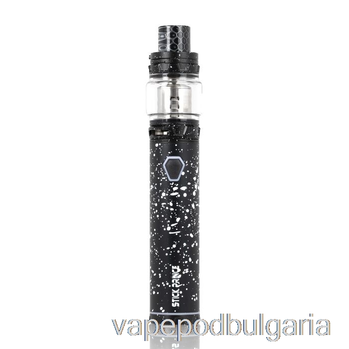 Vape 10000 Дръпки Smok Stick Prince Kit - Pen-style Tfv12 Prince Black W/ White Spray